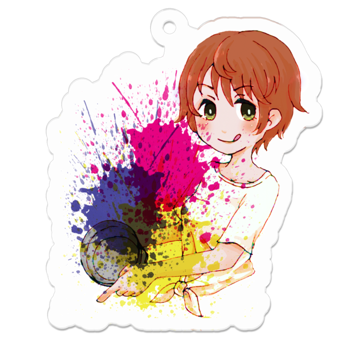 アクリルキーホルダー - 50 x 50 (mm)