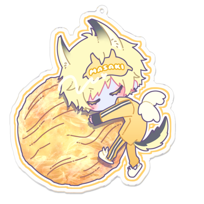 アクリルキーホルダー - 100 x 100 (mm)