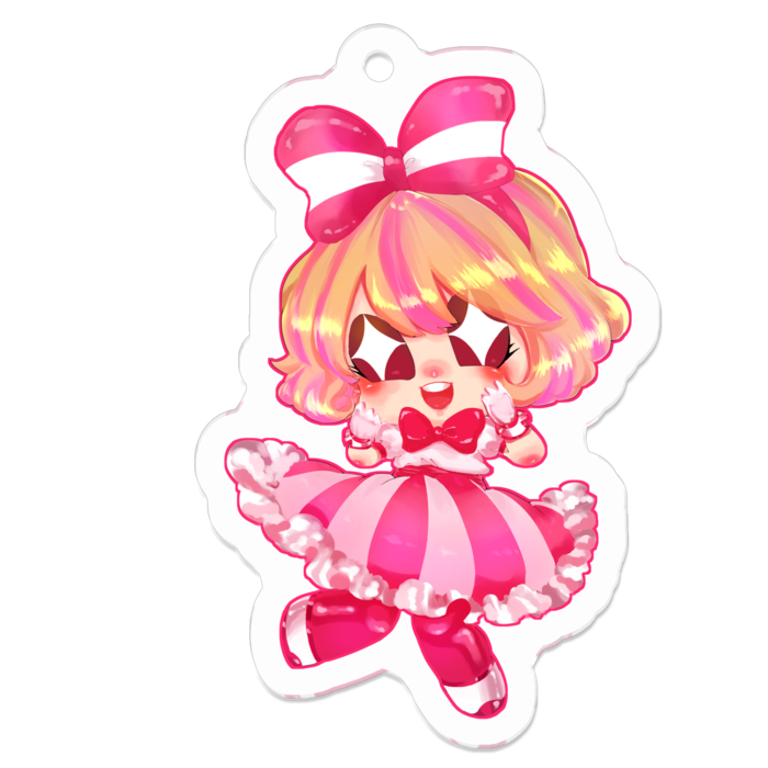 アクリルキーホルダー - 50 x 50 (mm)