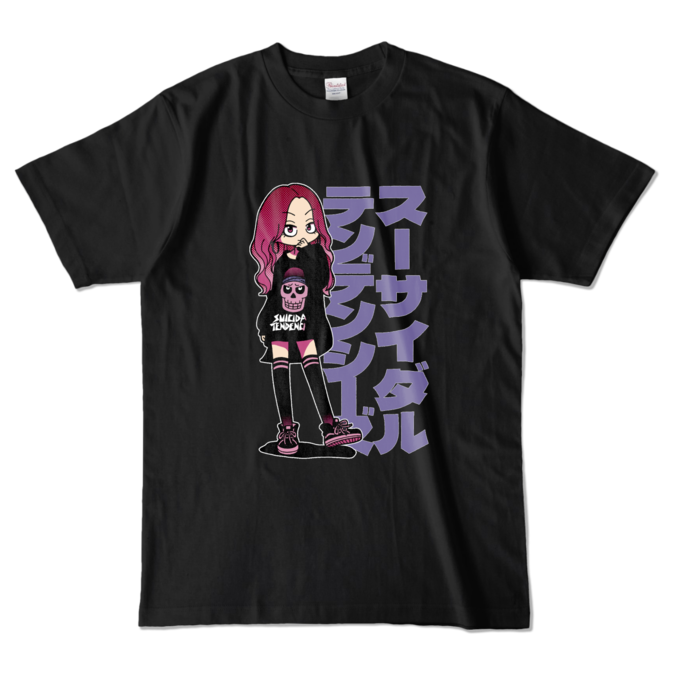 カラーTシャツ - L - ブラック (濃色)