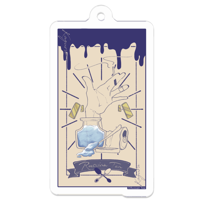 アクリルキーホルダー - 50 x 50 (mm)