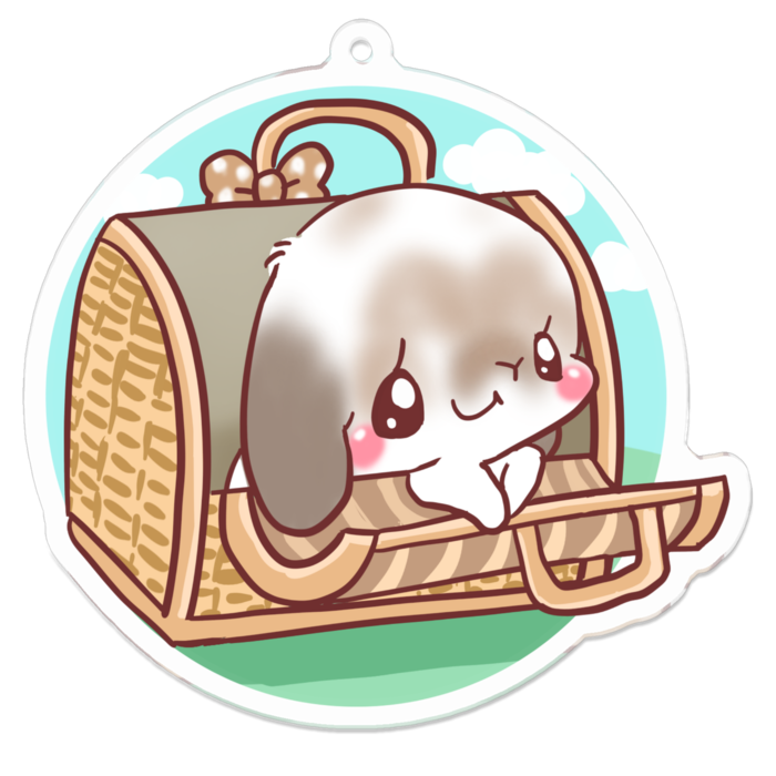 アクリルキーホルダー - 70 x 70 (mm)