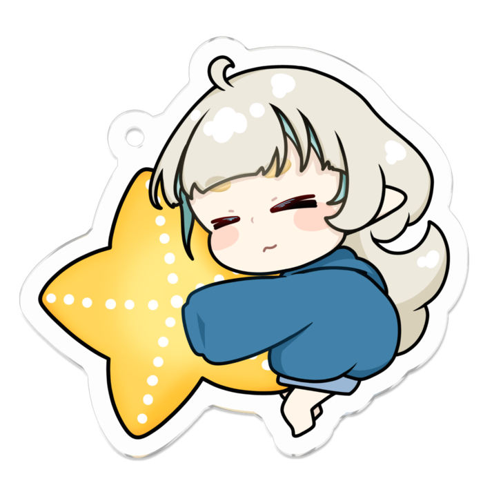 アクリルキーホルダー - 50 x 50 (mm)