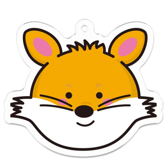 アクリルキーホルダー - 50 x 50 (mm)