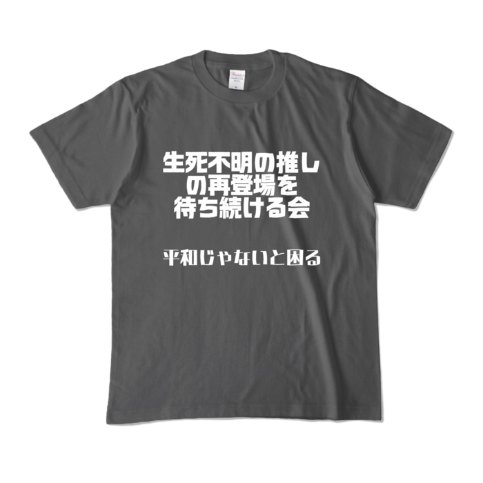 カラーTシャツ - M - チャコール (濃色)