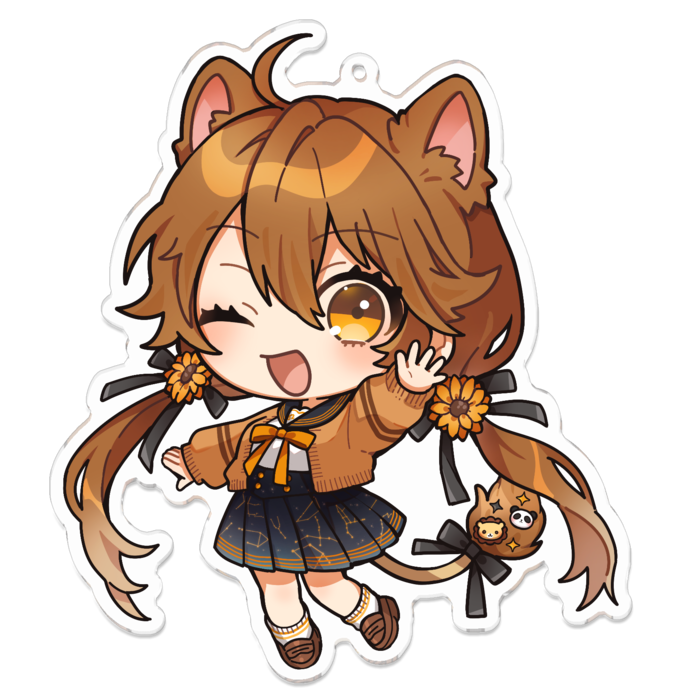 獅子神レオナ たまコラボアクキー Pixiv公式booth Booth