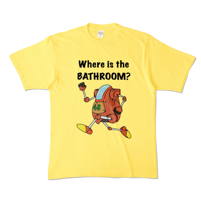 カラーTシャツ - XL - イエロー (濃色)