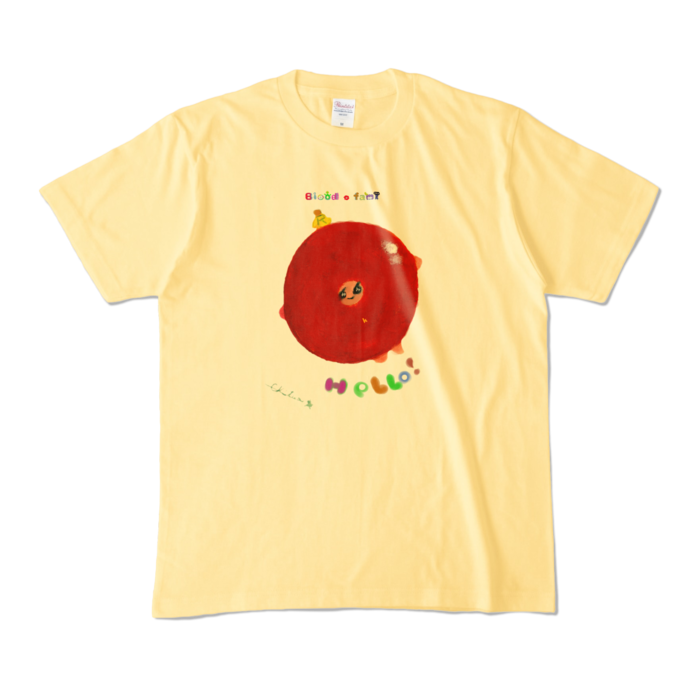 カラーTシャツ - M - ライトイエロー (淡色)