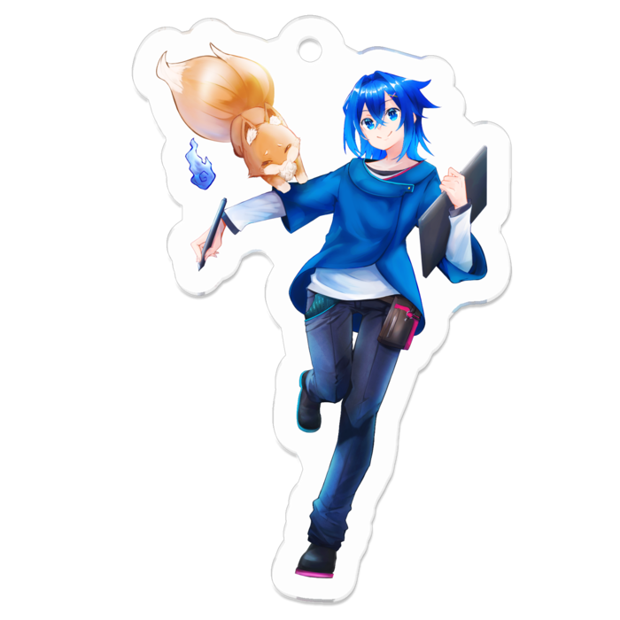 アクリルキーホルダー - 50 x 50 (mm)