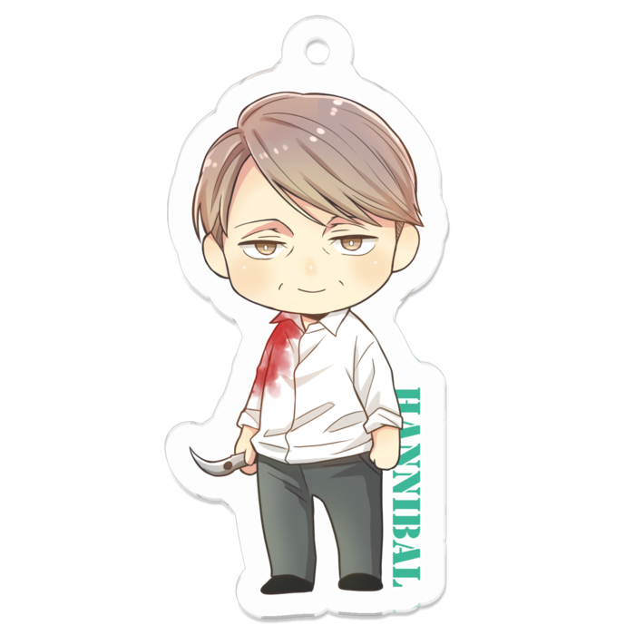 アクリルキーホルダー - 50 x 50 (mm)