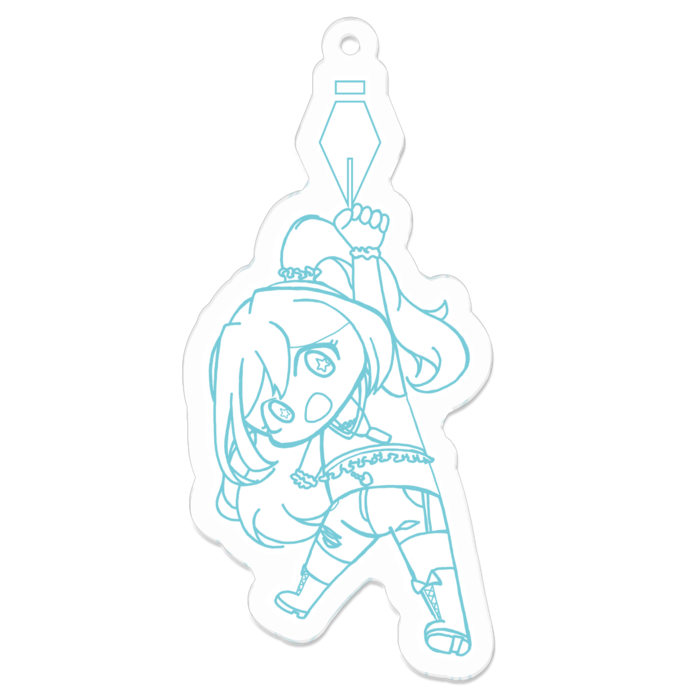 アクリルキーホルダー - 70 x 70 (mm)