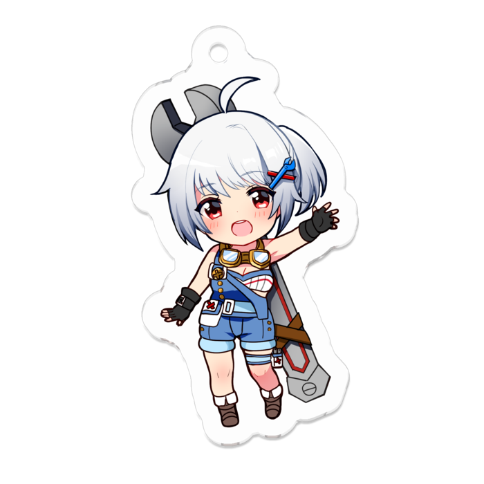 アクリルキーホルダー - 50 x 50 (mm)