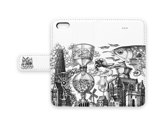 手帳型iPhoneケース - iPhone 5 / 5s / SE - ストラップ穴 なし
