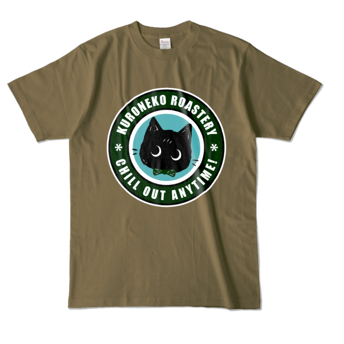 カラーTシャツ - L - オリーブ (濃色)