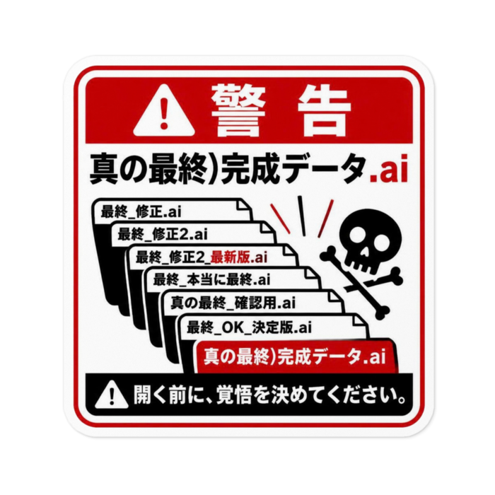 ステッカー - W100 × H100mm 以内　カオス1