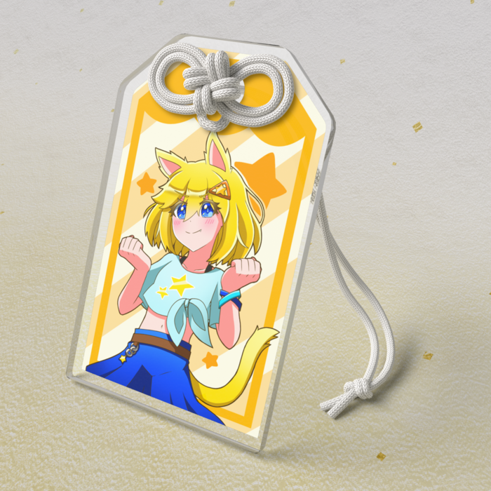 アクリルお守り - 50 × 80mm - キラリア