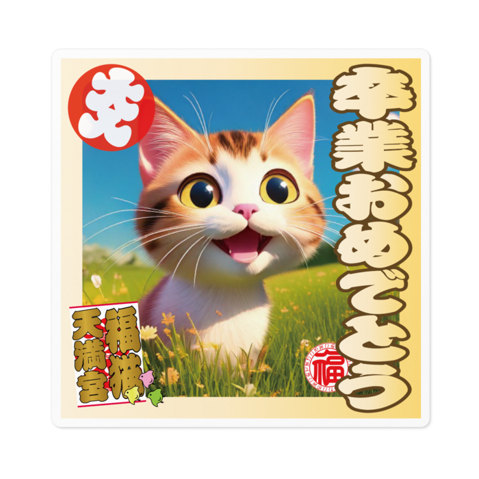 ステッカー - 100 x 100 (mm)