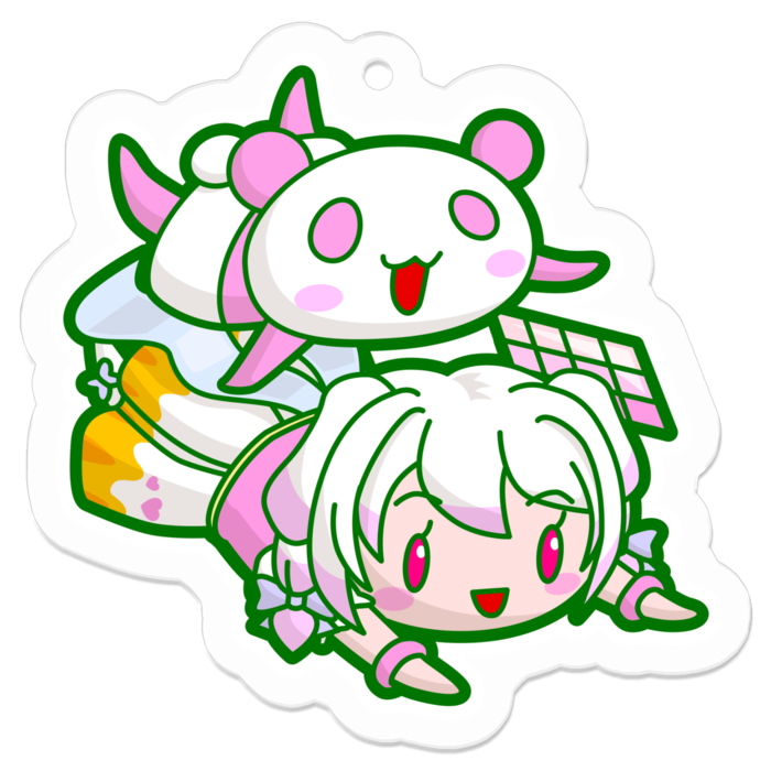 アクリルキーホルダー - 50 x 50 (mm)