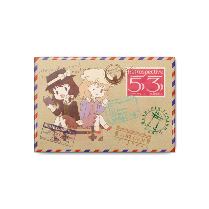 缶バッジ - 80x54mm