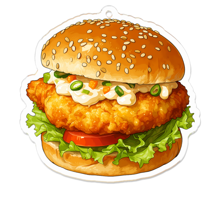 アクリルキーホルダー - 70 x 70 (mm)