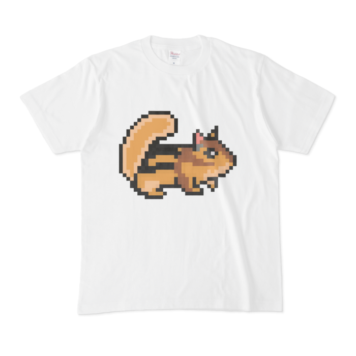 シマリス ドット絵 Tシャツ りっきーのショップ Booth