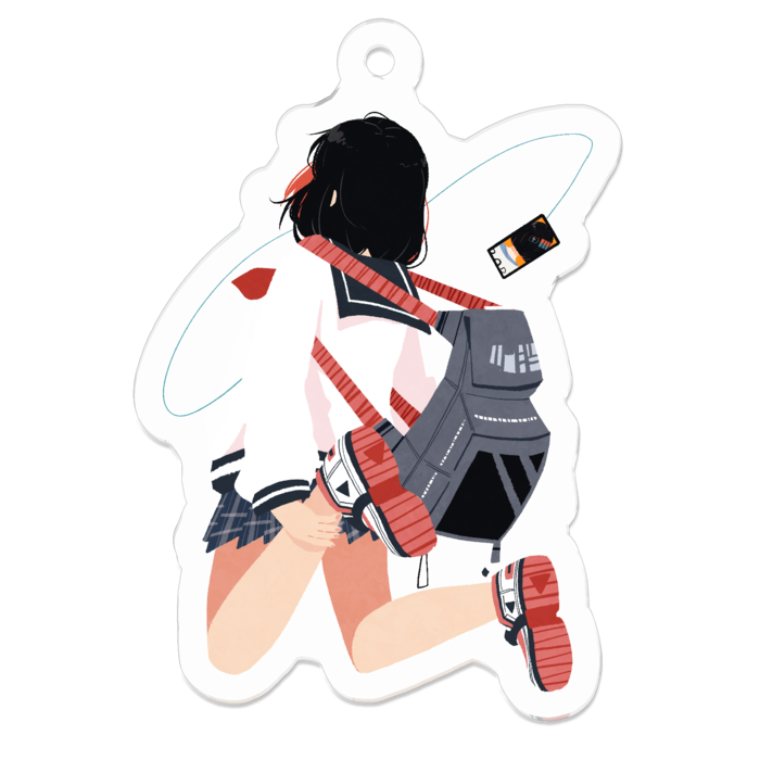 アクリルキーホルダー - 50 x 50 (mm)