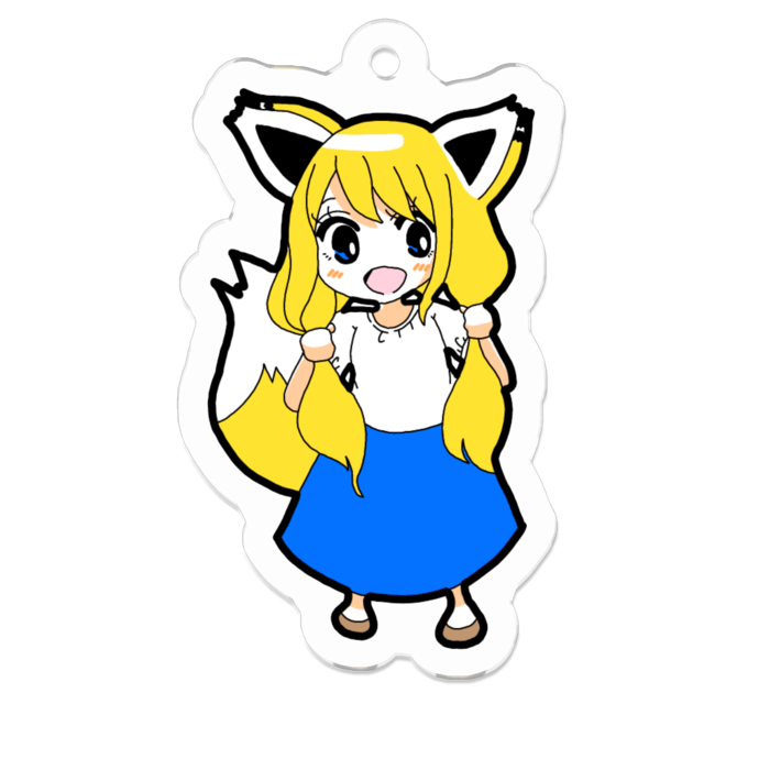 アクリルキーホルダー - 50 x 50 (mm)