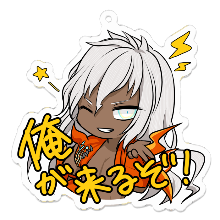 アクリルキーホルダー - 70 x 70 (mm)