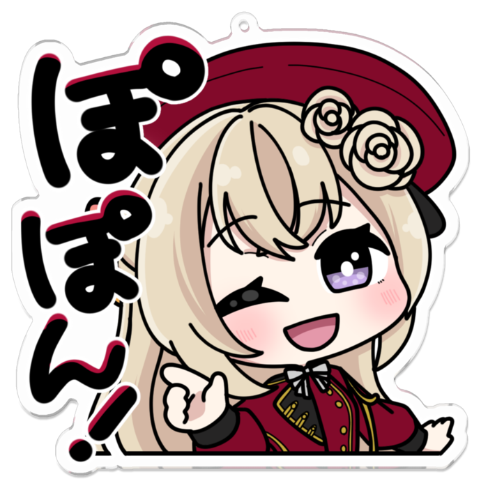 アクリルキーホルダー - 100 x 100 (mm)