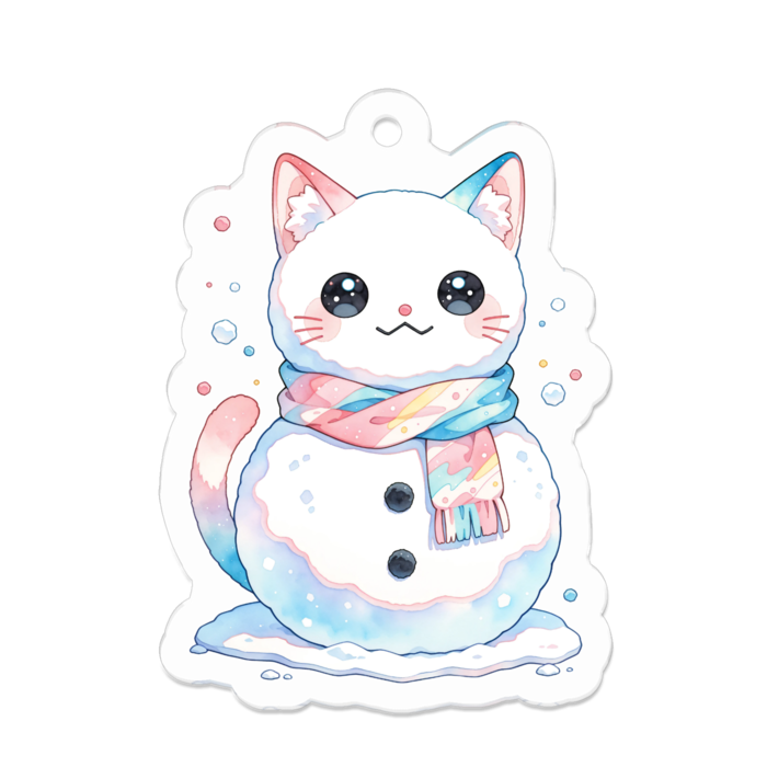 アクリルキーホルダー（コーティング） - 50 x 50 (mm)