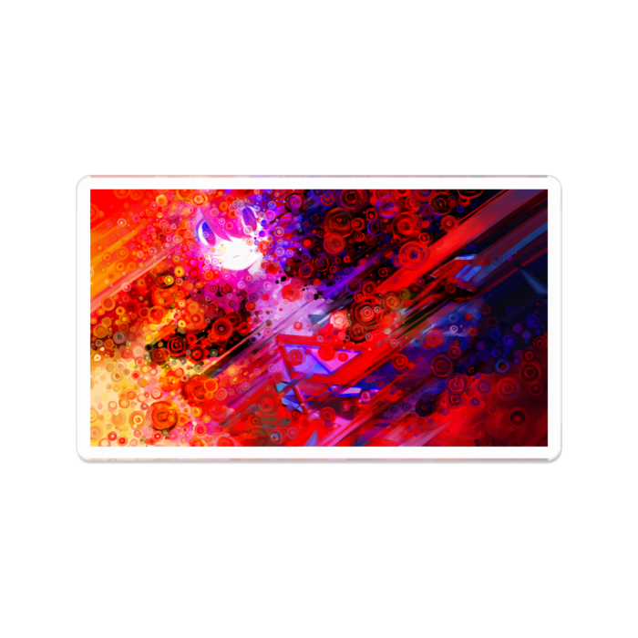 アクリルバッジ - 70 x 70 (mm)