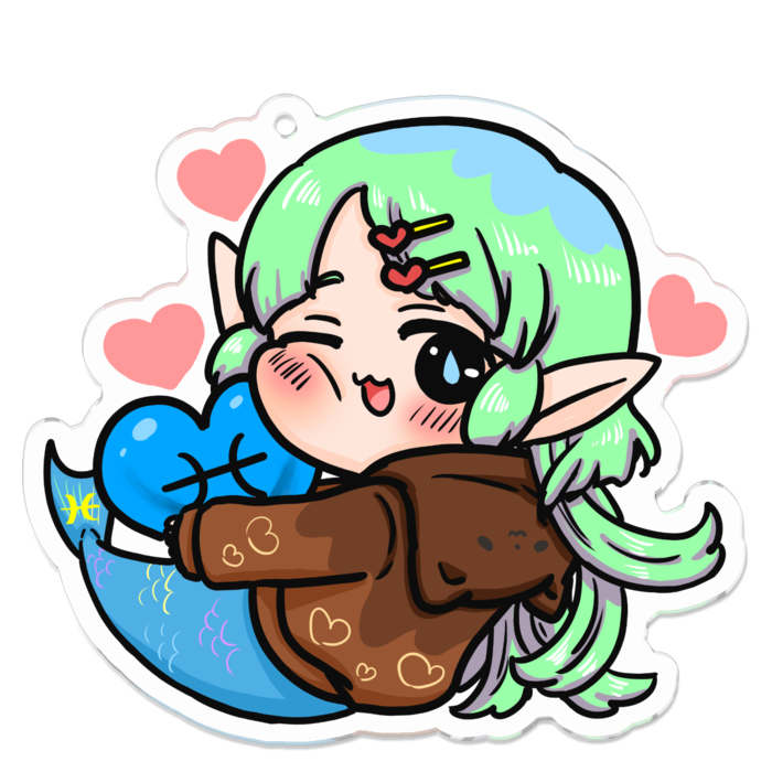 アクリルキーホルダー - 70 x 70 (mm)