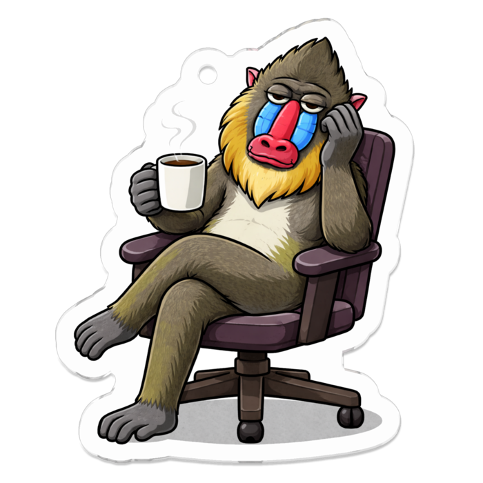 アクリルキーホルダー - 50 x 50 (mm)