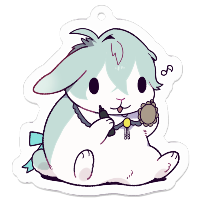 アクリルキーホルダー（コーティング） - 50 x 50 (mm)