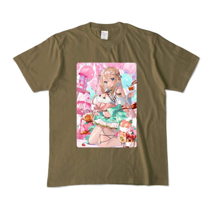 カラーTシャツ - M - オリーブ (濃色)