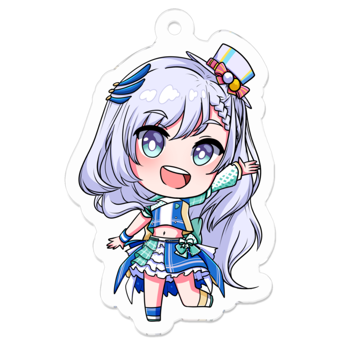 アクリルキーホルダー - 50 x 50 (mm)