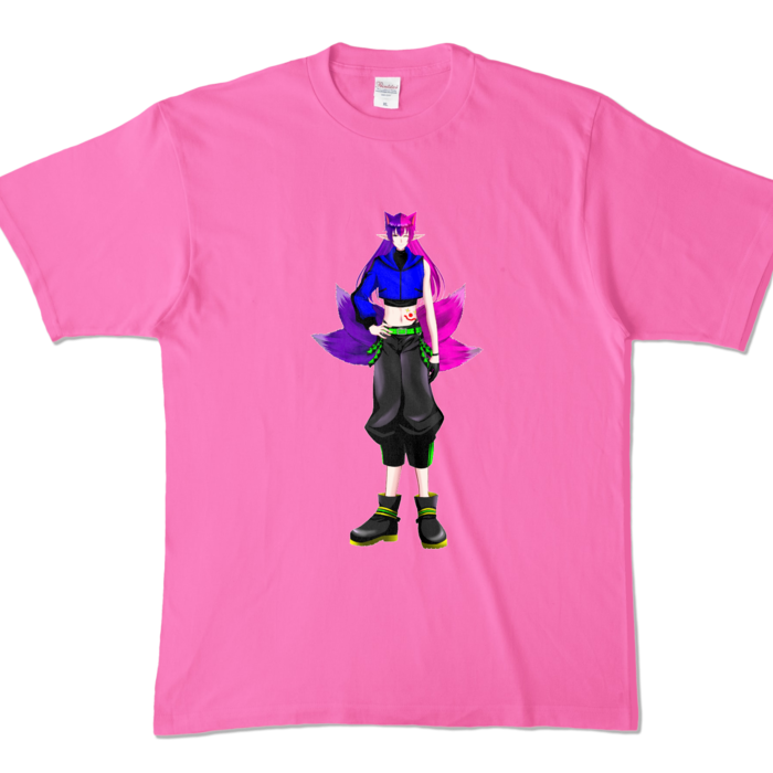 カラーTシャツ - XL - ピンク (濃色)