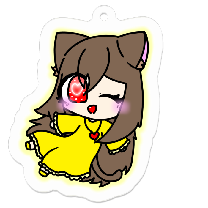 アクリルキーホルダー - 50 x 50 (mm)