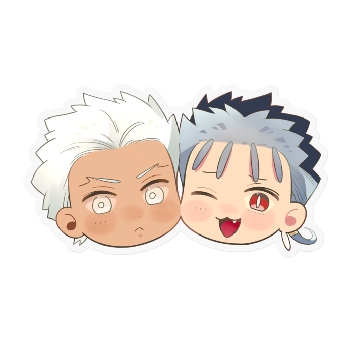 ステッカー - 100 x 100 (mm)