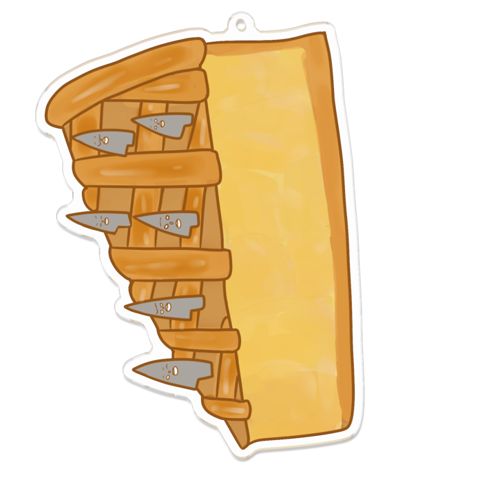 アクリルキーホルダー - 100 x 100 (mm)