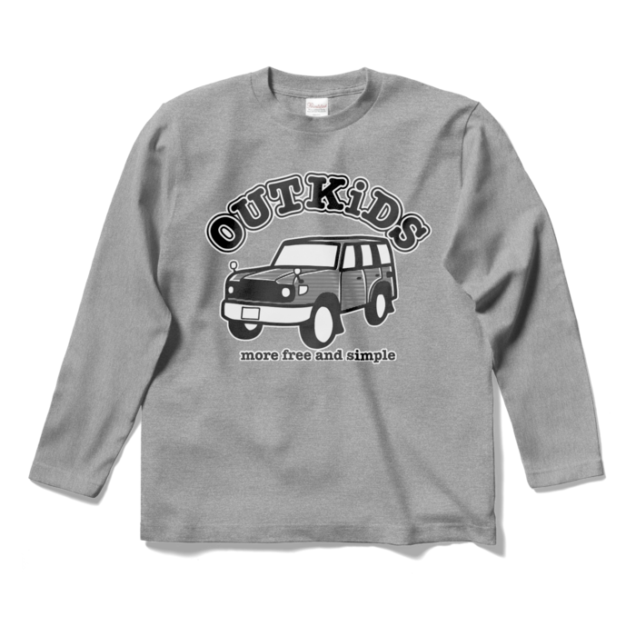 ロングスリーブTシャツ - S - 杢グレー