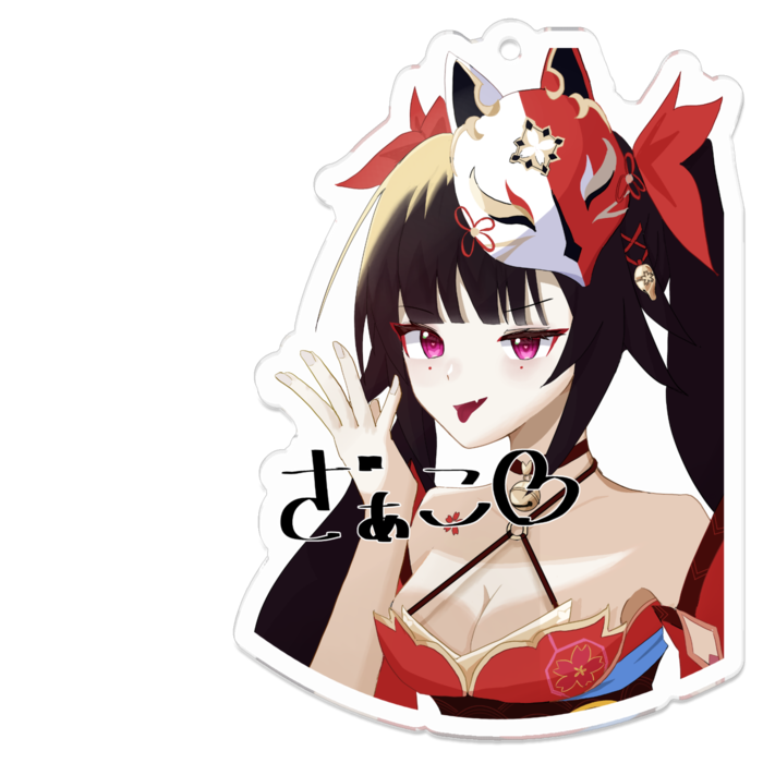 アクリルキーホルダー - 70 x 70 (mm)