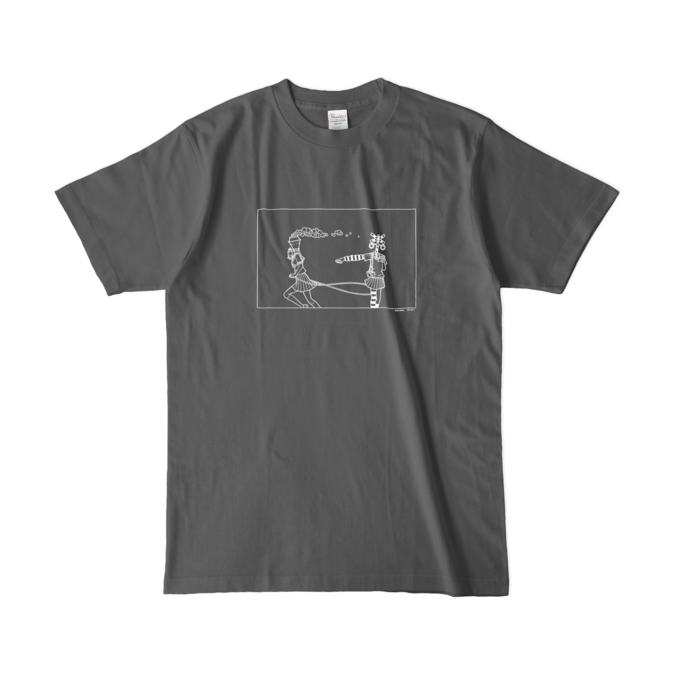 カラーTシャツ(濃色) - L - チャコール