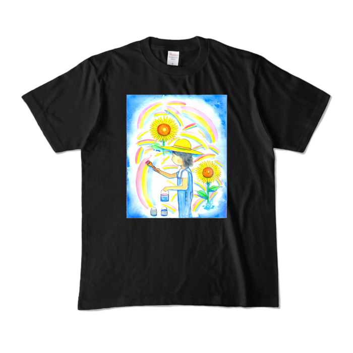 カラーTシャツ - M - ブラック (濃色)