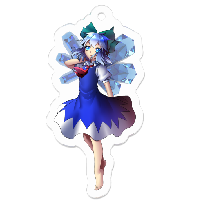 アクリルキーホルダー（コーティング） - 50 x 50 (mm)
