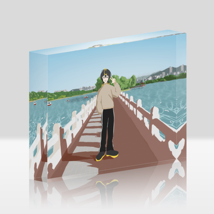 アクリルブロック - 148x100mm