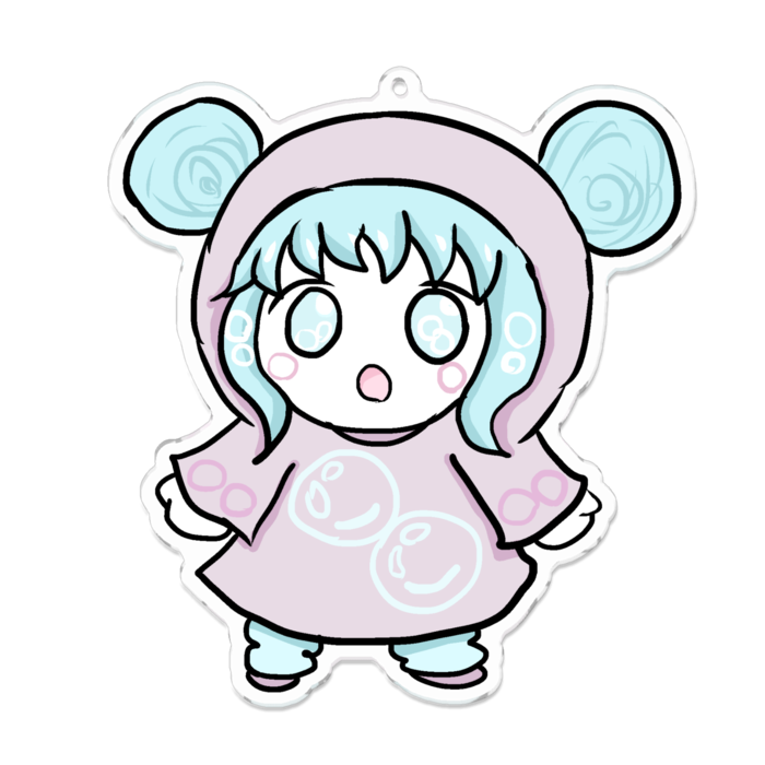 アクリルキーホルダー - 100 x 100 (mm)