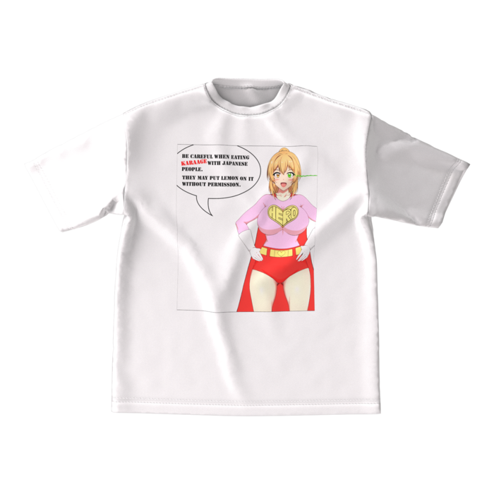 ビッグシルエットTシャツ - M - 正面