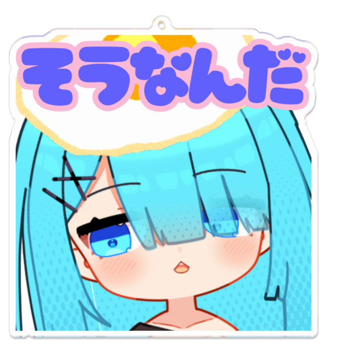 アクリルキーホルダー - 100 x 100 (mm)