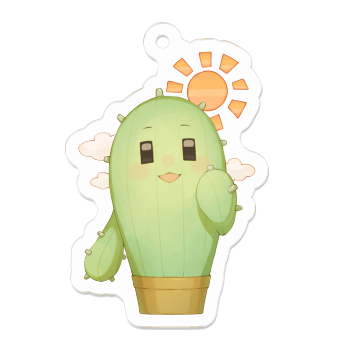 アクリルキーホルダー - 50 x 50 (mm)